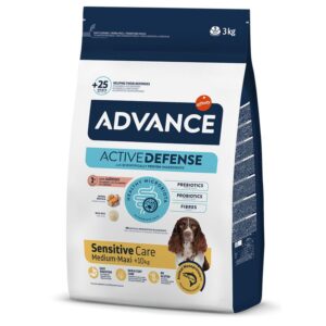 Advance Sensitive Medium/Maxi Salmon - 3 kg