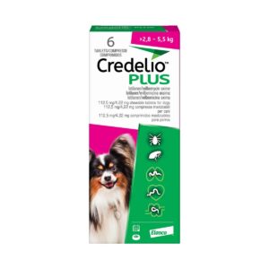 Credelio Plus - za pse 2,8-5,5 kg