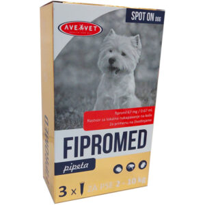 FIPROMED spot-on, za pse 2-10 kg