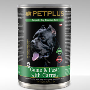 PET PLUS Game&Pasta with Carrots - 6x1,24 kg