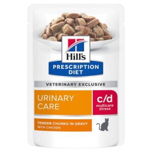 Hill’s Prescription Diet Urinary Care C/D Multicare Stress Chicken Wet – 12×85 g