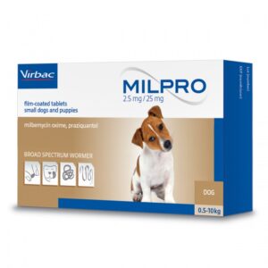 Virbac MILPRO - 2.5 mg / 25 mg