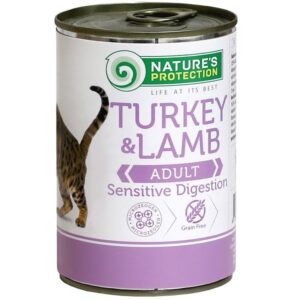 NATURE'S PROTECTION Can Sensitive Digestion Turkey&Lamb - 6x400 g