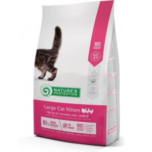 NATURE'S PROTECTION Large Cat Kitten - 2 kg