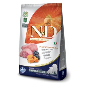N&D Pumpkin Puppy Medium&Maxi Lamb&Blueberry - 12 kg