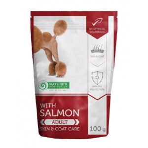 NATURE’S PROTECTION Adult Skin&Coat Salmon – 22x100 g