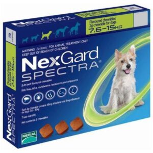 NexGard SPECTRA M - za pse 7,5-15 kg