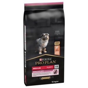 Pro Plan OptiDerma Medium Puppy Sensitive Skin - 12 kg