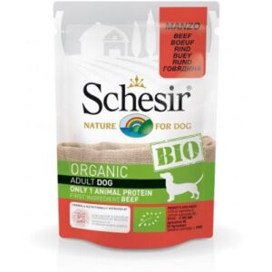 Schesir Dog BIO Organic Govedina - 12x85 g