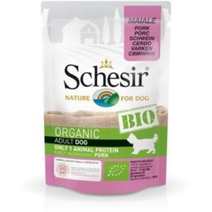 Schesir Dog BIO Organic Svinjetina - 12x85 g