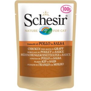 Schesir Cat Piletina u Tankim Listićima preliv - 12x100 g