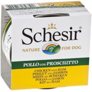 Schesir Dog Piletina i Šunka - 6x150 g