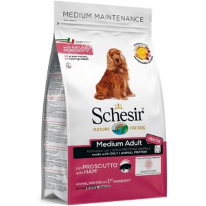 Schesir Dry Dog Medium Adult Ham - 3 kg