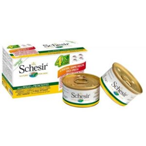 Schesir Dog Multipack Piletina i Šunka - 4x85 g
