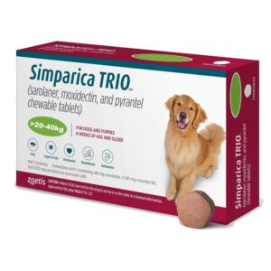 Simparica TRIO – za pse 20-40 kg