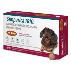 Simparica TRIO – za pse 5-10 kg