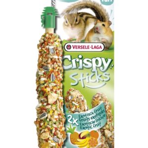 Versele Laga Crispy 2 Sticks Hamster-Squirrel Exotic Fruit - 110 g