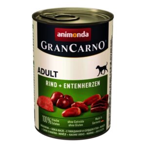 Animonda Gran Carno Adult Beef+Duck Hearts – 6x400 g