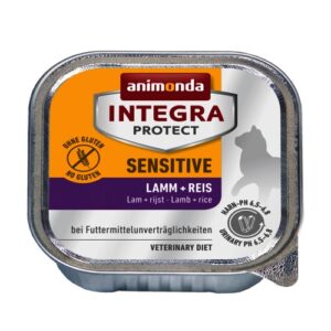 Animonda Integra Protect Cat Sensitive Lamb+Rice - 16x100 g