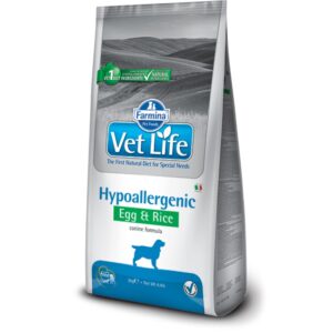 Vet Life Hypoallergenic Egg & Rice - 12 kg