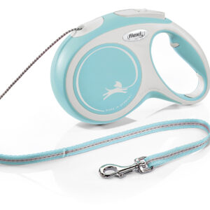 Flexi New Comfort M cord 8 m light blue