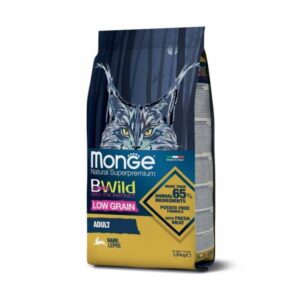 Monge Bwild Cat Low Grain Adult Rabbit - 1,5 kg