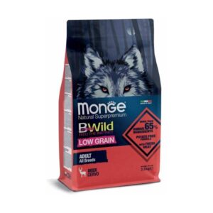 Monge Bwild Low Grain All Breeds Deer - 12 kg