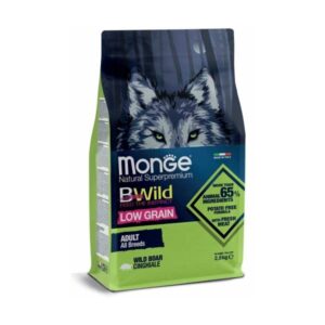 Monge Bwild Low Grain All Breeds Wild Boar - 2,5 kg