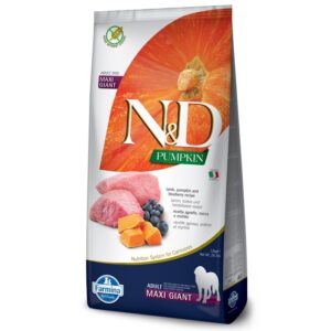 N&D Pumpkin Adult Maxi Giant Lamb&Blueberry – 12 kg