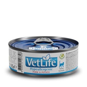 Vet Life Hypoallergenic Pork & Potato - 12x85 g
